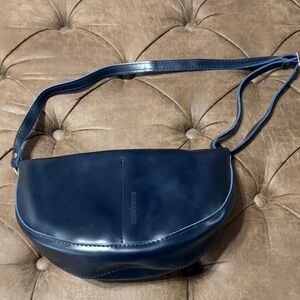 Portland Leather Large Cowboy Blue Koala Bag